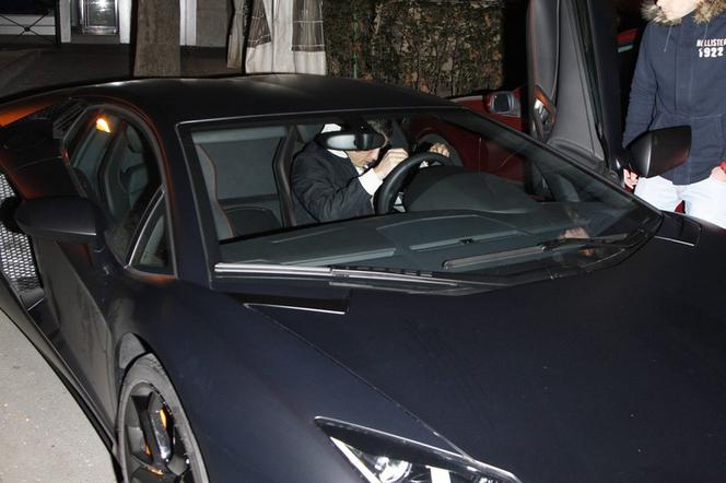 Cristiano Ronaldo w Lamborghini Aventador