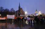 Szczecinianie protestowali przeciwko odstrzałowi dzików