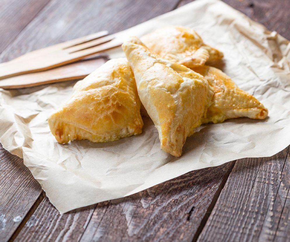 rożki z kapustą i grzybami