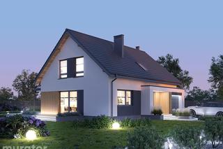 Projekt domu A110G1 Dobra rada G1 - wizualizacje, plany, rysunki