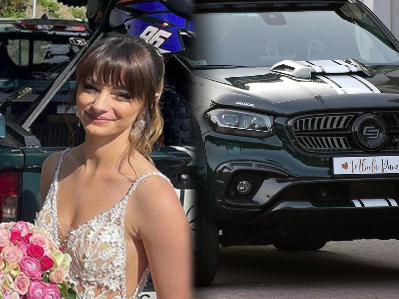 Karolina Małysz zaszalała! Do ślubu pojechała monstrum wartym prawie 600 tys. złotych!