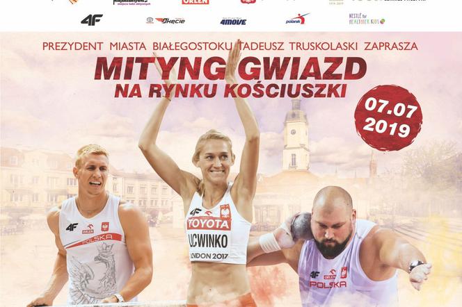 Mityng Gwiazd na Rynku Kościuszki. W Białymstoku zmierzą się medaliści olimpijscy, mistrzostw świata i Europy w lekkiej atletyce