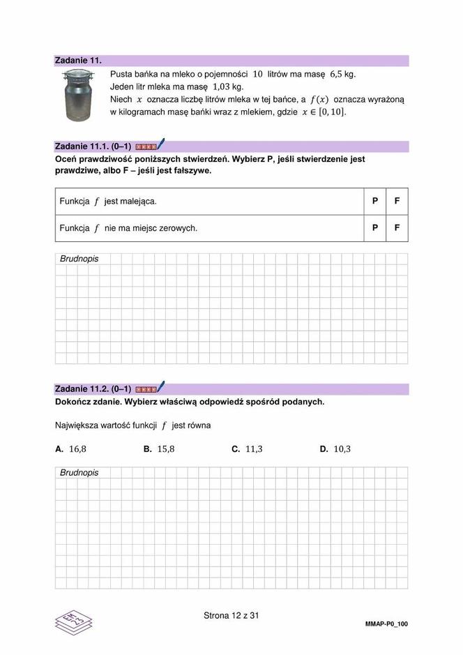 Matura poprawkowa 2024: matematyka. Arkusze CKE i odpowiedzi [Formuła 2023]