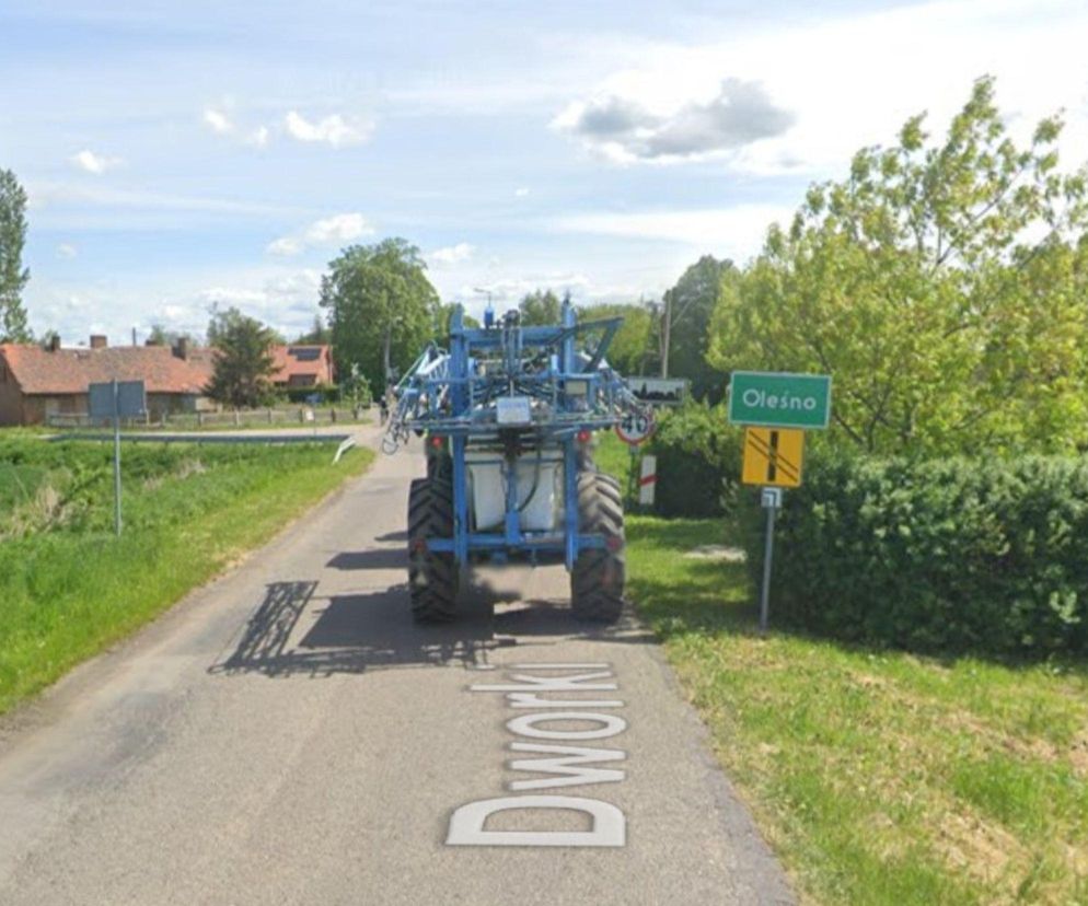 Dron znaleziony w Oleśnie. Na miejscu pracują służby