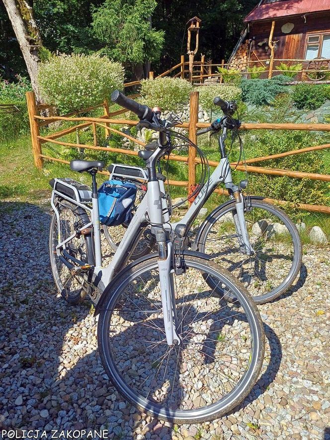 Seniorzy z Holandii porzucili rowery elektryczne w Tatrach
