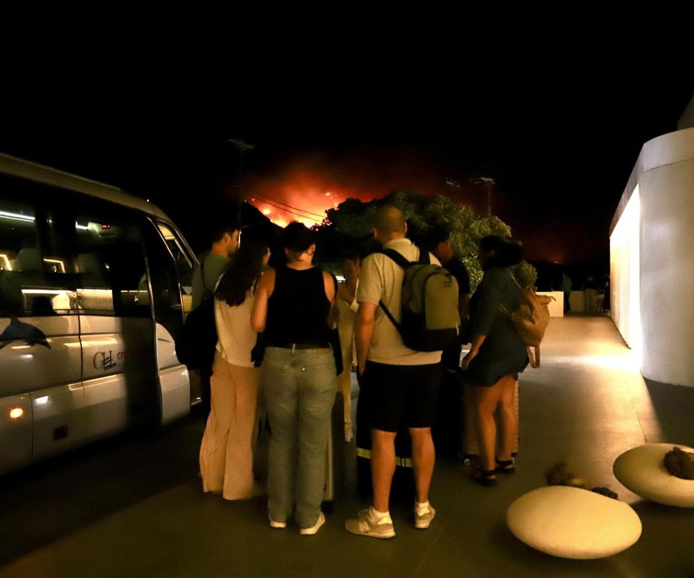 Groźny pożar na Krecie