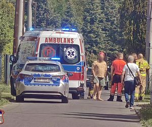 Mężczyzna wypadł z balkonu w Tychach