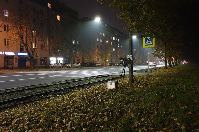 Fotoradar na Saskiej Kępie