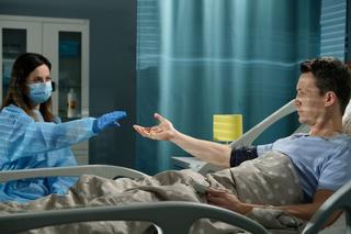 M jak miłość odc. 1703. Jakub Karski (Krzysztof Kwiatkowski), Kasia (Paulina Lasota)