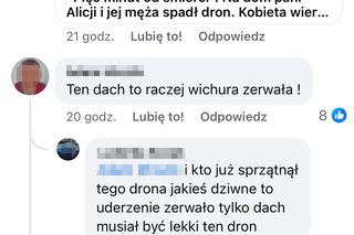 Dom we wsi Wyryki zniszczony przez burzę, a nie drona? Bzdura!