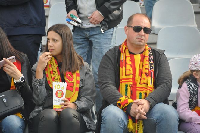 Korona Kielce - Lech Poznań. Zdjęcia kibiców na Exbud Arenie