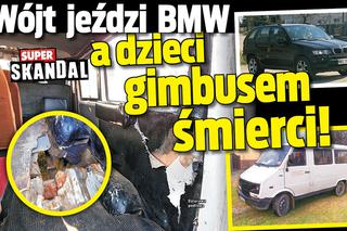 MAŁY PŁOCK: Wójt gminy jeździ luksusowym BMW, a dzieci - gimbusem śmierci!