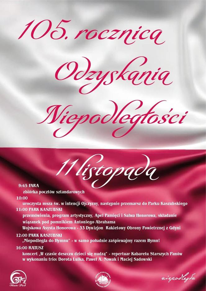 11 listopada 2023 w Rumi, Wejherowie, Kościerzynie i Pucku. Co będzie się działo na Pomorzu w Narodowe Święto Niepodległości 11.11.2023?