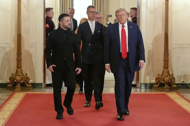 Rozmowy Trumpa z Zełenskim i liderami europejskimi w Białym Domu