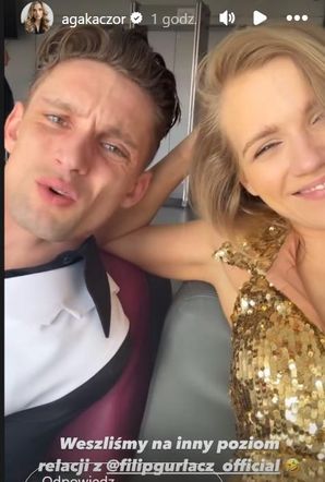 Agnieszka Kaczorowska, Filip Gurłacz