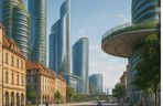 Poznań w 2040 roku według sztucznej inteligencji 