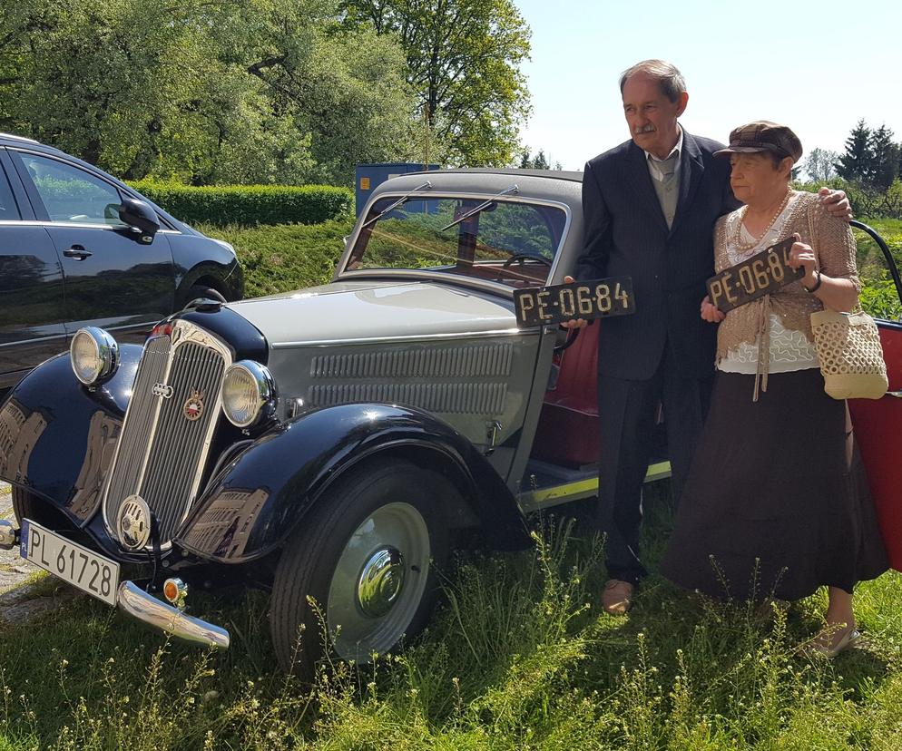 Cacka na kółkach na jubileuszowym rajdzie w Rydzynie