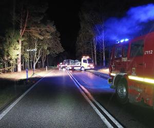 Tragedia pod Szczytnem. Dwie osoby zginęły na miejscu