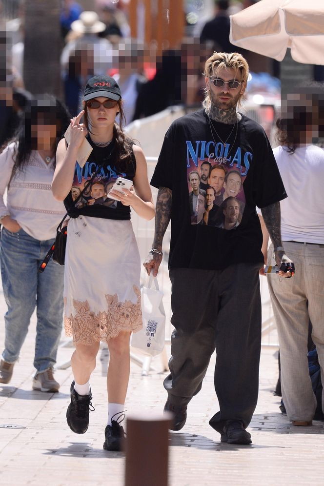Martyna Byczkowska i Quebonafide w Cannes