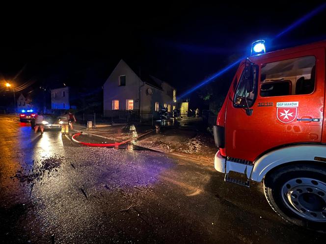 Burze przeszły przez województwo śląskie. Blisko 200 interwencji strażaków. Najwięcej w powiecie raciborskim