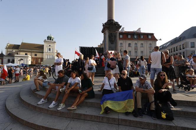 Dzień niepodległości Ukrainy. Tak świętowała Warszawa 