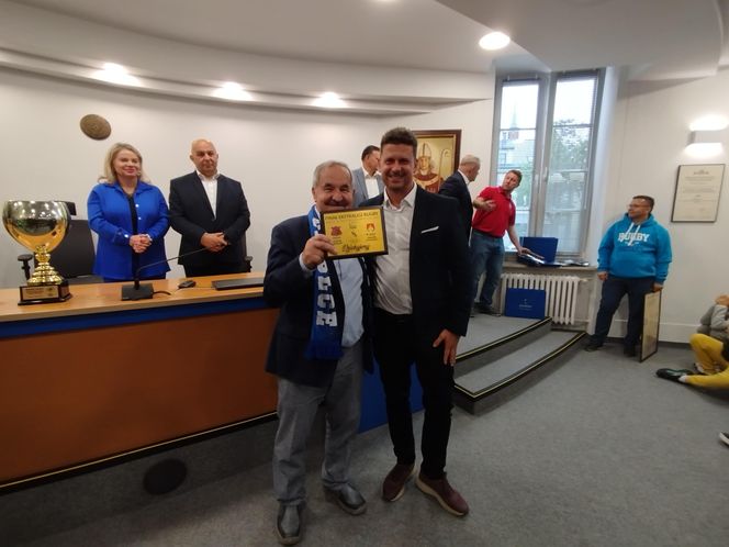 Społeczność sportowców i kibiców rugby z Siedlec uczciła największy z dotychczasowych sukcesów w historii klubu
