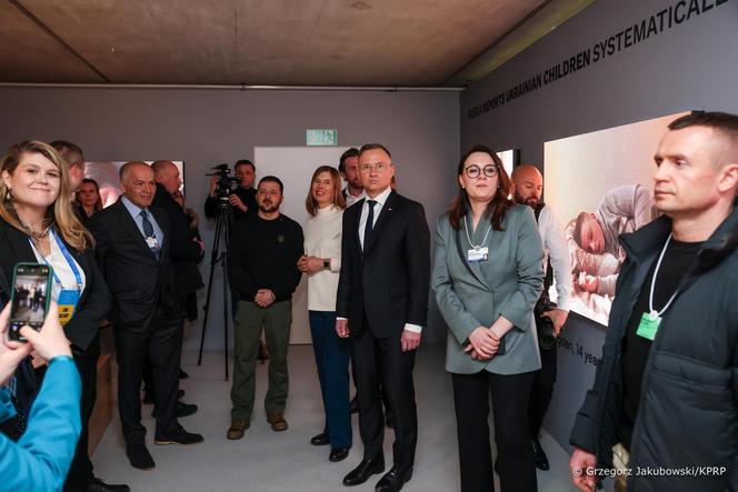 Andrzej Duda spotkał się w Davos z Wołodymyrem Zełenskim