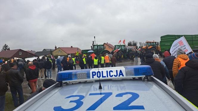 Protest rolników w woj. podlaskim (20.02.2024)