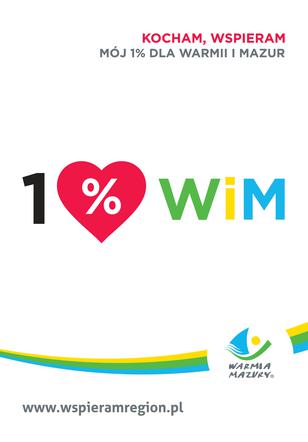 plakat akcji 1% dla Warmii i Mazur