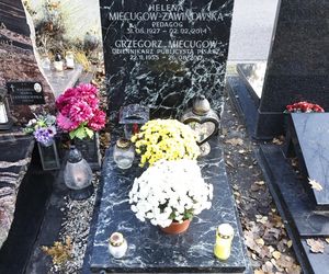 Tak wyglądają groby Zapasiewicza, Tyma, Kołaczkowskiej, Stoparczyk