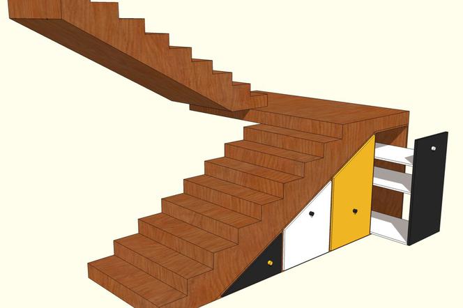 4 pomysły jak zagospodarować miejsce pod schodami. Podpowiedzi architektki