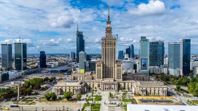 Plac Centralny Warszawa, sierpień 2025