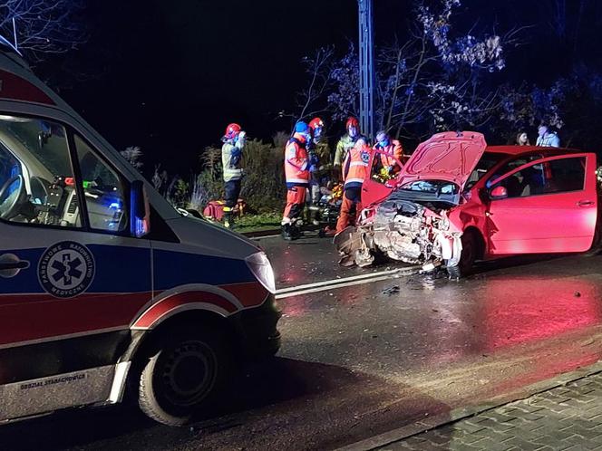 Wypadek Iłżecka 19.12.21 Starachowice