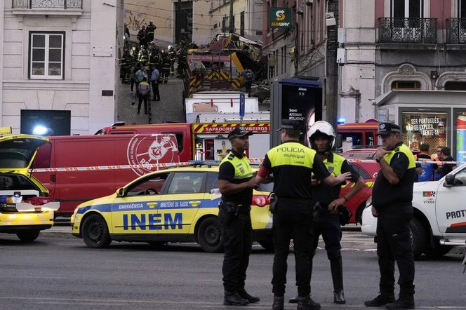 Koszmarny wypadek kolejki w Lizbonie