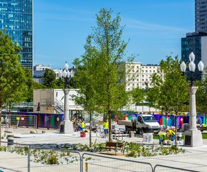 Plac Centralny Warszawa, sierpień 2025