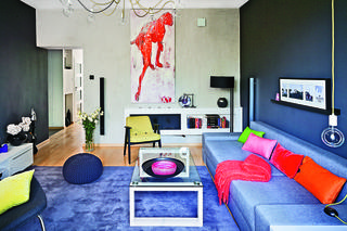 Kolorowe mieszkanie w stylu soft loft