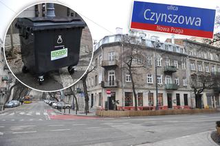 Śmieciowy absurd przy Czynszowej w Warszawie 