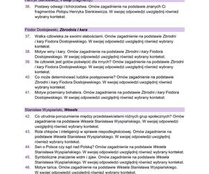 Pytania jawne na maturę ustną z języka polskiego 2026. CKE podała listę