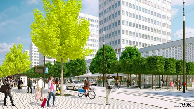 Ulica Święty Marcin - wizualizacje