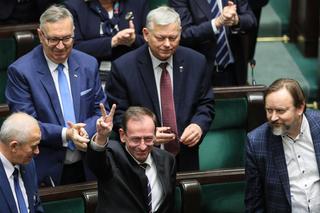 Mariusz Kamiński i Maciej Wąsik pojawili się w Sejmie