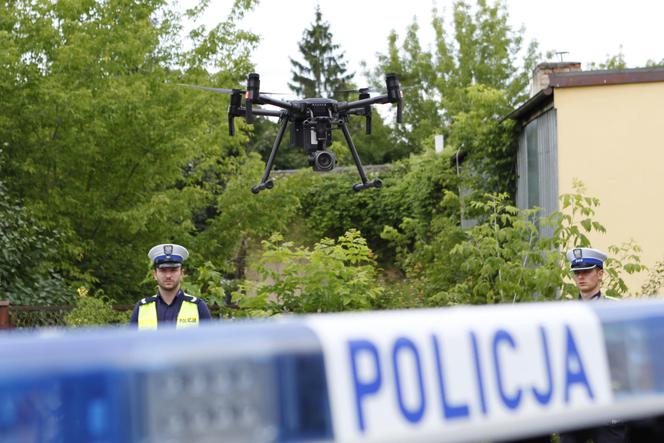 Policyjny dron w Wielkopolsce