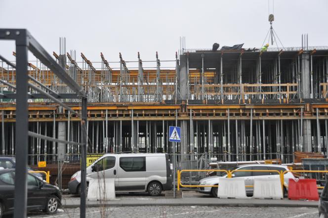 Przebudowa dworca PKP w Kielcach (styczeń 2023)