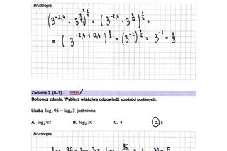 Matura próbna 2023 - odpowiedzi z matematyki
