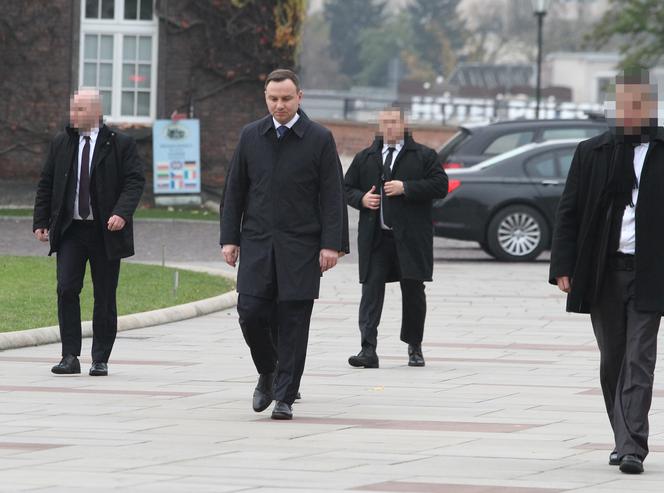 Prezydent Duda i Marta Kaczyńska na Wawelu