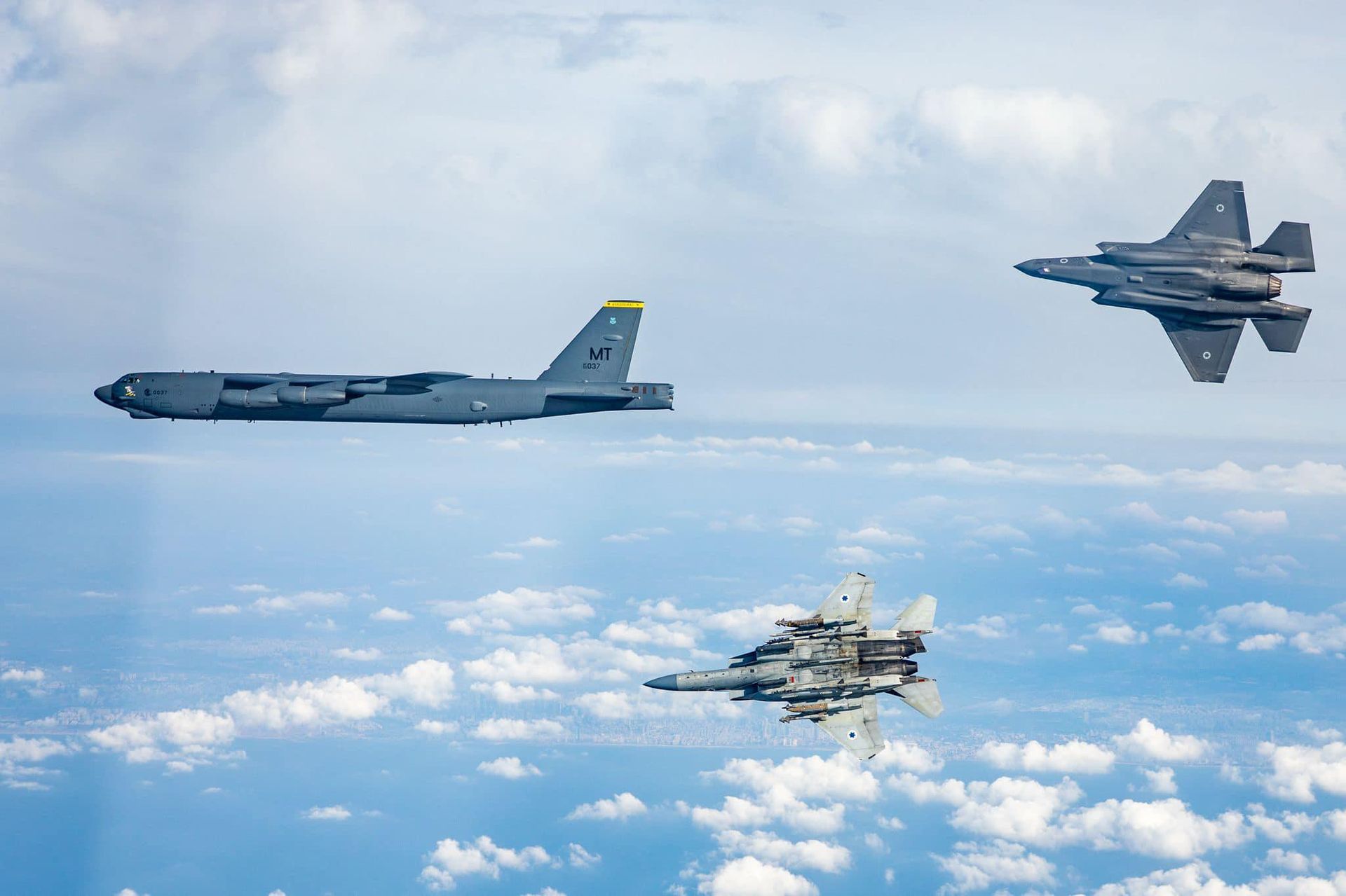 F-35, F-15 i B-52