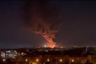 Atak Ukrainy na Donieck. Wielki pożar nad okupowanym rejonem