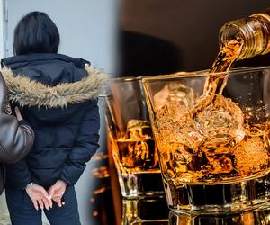 Młoda amatorka whisky skompromitowała się w gdańskim supermarkecie! Co za wstyd