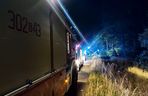 Wypadek na S1 w Katowicach. Samochód wypadł z drogi i stanął w płomieniach!