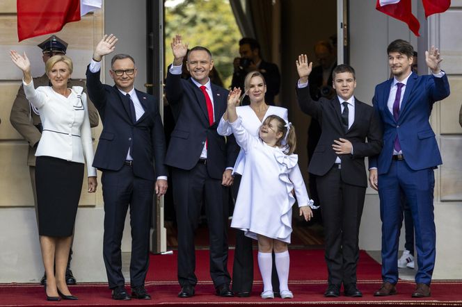 Dzień inauguracji należał do Kasi Nawrockiej. Fotoreporterzy ją uwielbiają 