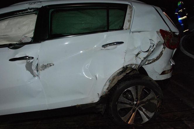 Areszt dla kierowcy audi po wypadku w Teratynie. Nie żyje 75-letni mężczyzna